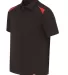 Dickies Workwear LS606 Men's 6 oz. Performance Tea BLACK/ ENG RED side view