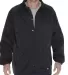 Dickies Workwear 76242 Unisex Snap Front Nylon Jac BLACK front view