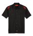 Dickies Workwear LS605 Men's 4.6 oz. Performance T BLACK/ ENG RED front view