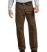 Dickies Workwear DU336R Men's Relaxed Fit Straight in Timber _38 front view