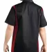 Dickies Workwear WS508 Men's Two-Tone Short-Sleeve BLACK/ ENG RED back view