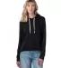 Alternative Apparel 8626 Ladies' Lazy Day Pullover BLACK front view