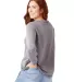 Alternative Apparel 8626 Ladies' Lazy Day Pullover NICKEL back view