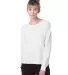 Alternative Apparel 8626 Ladies' Lazy Day Pullover IVORY front view