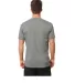 Next Level Apparel 4600 Eco Heavyweight Tee in Drk heather gray back view