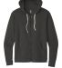 Next Level Apparel 9602 Unisex Zip Hoodie in Heavy metal frontFlat view