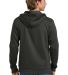 Next Level Apparel 9602 Unisex Zip Hoodie in Heavy metal back view