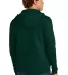 Next Level Apparel 9602 Unisex Zip Hoodie in Forest green back view
