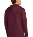 Next Level Apparel 9602 Unisex Zip Hoodie in Maroon back view