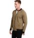 Next Level Apparel 9700 Unisex PCH Bomber Jacket in Heather military green side view