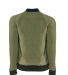 Next Level Apparel 9700 Unisex PCH Bomber Jacket in Heather military green back view