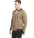 Next Level Apparel 9700 Unisex PCH Bomber Jacket in Hthr militry grn side view