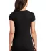 District Clothing DT155 District  Women's Fitted P Black back view