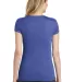 District Clothing DT155 District  Women's Fitted P Royal Frost back view