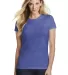 District Clothing DT155 District  Women's Fitted P Royal Frost front view