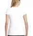 District Clothing DT155 District  Women's Fitted P White back view