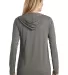 District Clothing DT156 District  Women's Perfect  Grey Frost back view