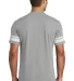 District Clothing DT376 District   Game Tee Hthd Nickel/Wh back view