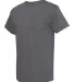 Alstyle 1905 Adult Pocket Tee Charcoal side view