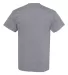 Alstyle 1905 Adult Pocket Tee Graphite Heather back view