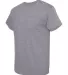 Alstyle 1905 Adult Pocket Tee Graphite Heather side view