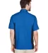 North End 87042 Men's Fuse Colorblock Twill Shirt TRUE ROYAL/ BLK back view