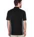 North End 87042 Men's Fuse Colorblock Twill Shirt BLACK/ CARBON back view