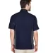 North End 87042 Men's Fuse Colorblock Twill Shirt CLASC NAVY/ CRBN back view