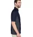 North End 87042 Men's Fuse Colorblock Twill Shirt CLASC NAVY/ CRBN side view