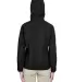 North End 78166 Ladies' Prospect Two-Layer Fleece  BLACK back view