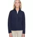 North End 78172 Ladies' Voyage Fleece Jacket CLASSIC NAVY front view
