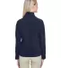North End 78172 Ladies' Voyage Fleece Jacket CLASSIC NAVY back view