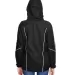 North End 78196 Ladies' Angle 3-in-1 Jacket with B BLACK back view