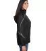 North End 78196 Ladies' Angle 3-in-1 Jacket with B BLACK side view