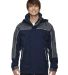 North End 88052 Adult 3-in-1 Seam-Sealed Mid-Lengt MIDNIGHT NAVY front view