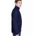 North End 88172 Men's Voyage Fleece Jacket CLASSIC NAVY side view