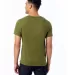 AA1070 Alternative Apparel Basic T-shirt in Army back view