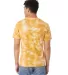AA1070 Alternative Apparel Basic T-shirt in Gold tie dye back view