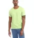 AA1070 Alternative Apparel Basic T-shirt in Highlighter ylw front view
