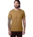 AA1070 Alternative Apparel Basic T-shirt in Brown sepia front view