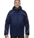 North End 88196T Men's Tall Angle 3-in-1 Jacket wi in Night front view