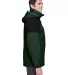 North End 88006 Adult 3-in-1 Two-Tone Parka ALPINE GREEN side view
