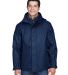 North End 88130 Adult 3-in-1 Jacket in Midnight navy
