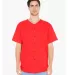 Unisex Thick Knit Baseball Jersey Red front view