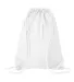 8881 Liberty Bags® Drawstring Backpack WHITE back view