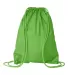 8881 Liberty Bags® Drawstring Backpack LIME GREEN back view