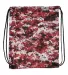 8881 Liberty Bags® Drawstring Backpack DIGIAL CAMO RED back view