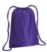 8881 Liberty Bags® Drawstring Backpack PURPLE front view