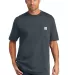 CARHARTT K87 Carhartt  Workwear Pocket Short Sleev Bluestone front view