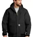 CARHARTT 103940 Carhartt Quilted Duck Active Jacke Black front view